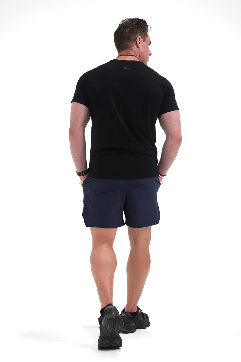 TMJ Apparel - Earn Everything Training Short - Navy - Small