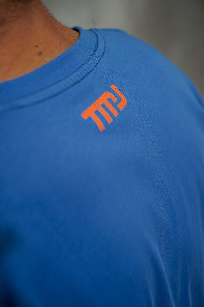 TMJ Apparel - TMJ Apparel Oversized Warm - Up Tee - S/M - Grey/Navy