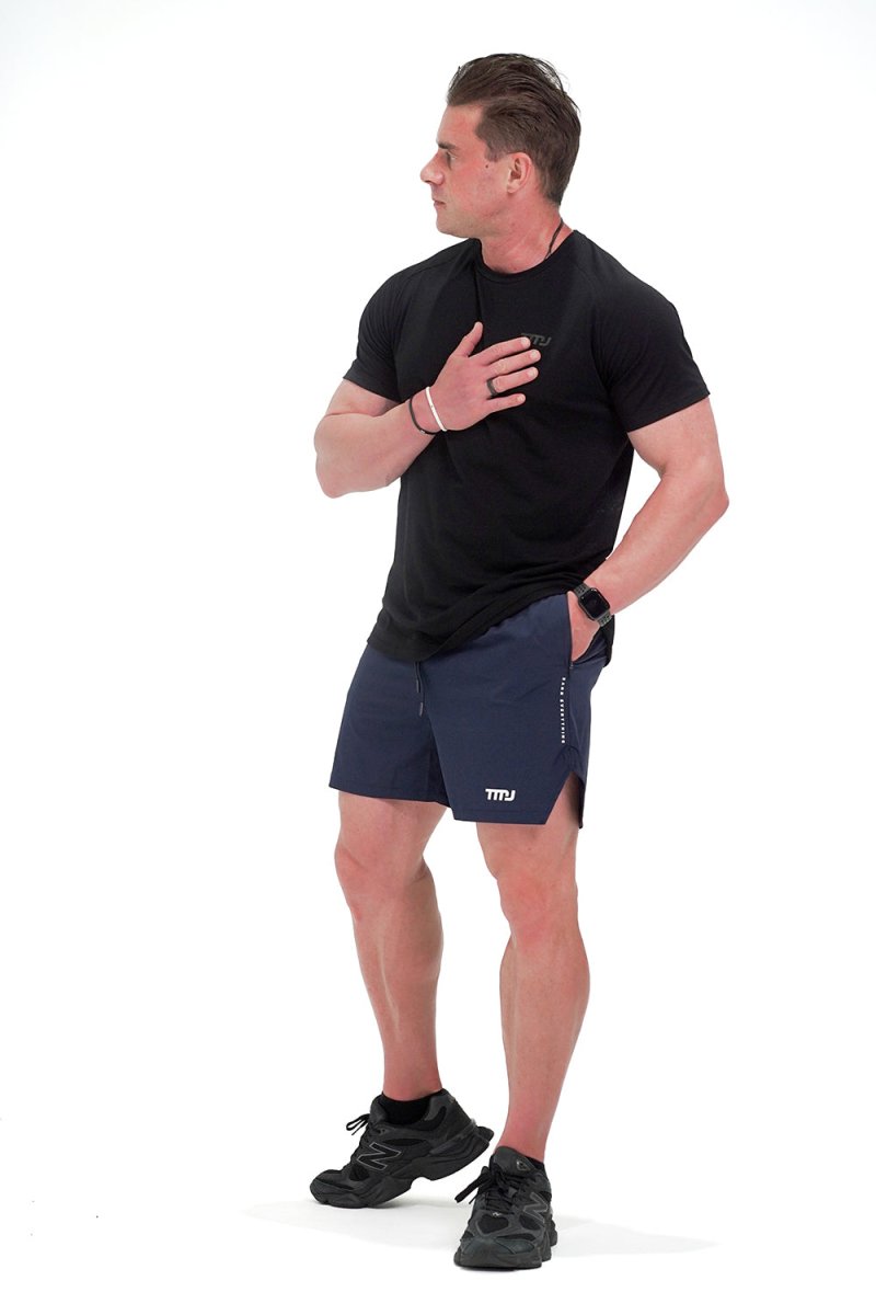 TMJ Apparel - Earn Everything Training Short - Navy - Small