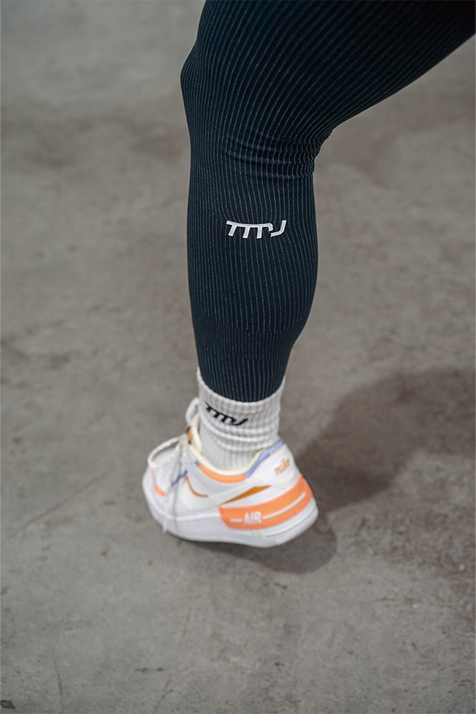 TMJ Apparel - TMJ Apparel Faded Whitney Tights - Small - Faded Black