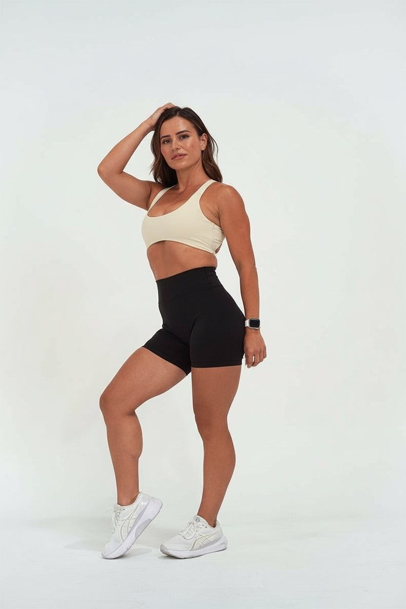 TMJ Apparel - Alex Crop - Cream - X - Small