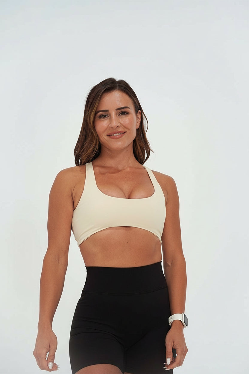 TMJ Apparel - Alex Crop - Cream - X - Small