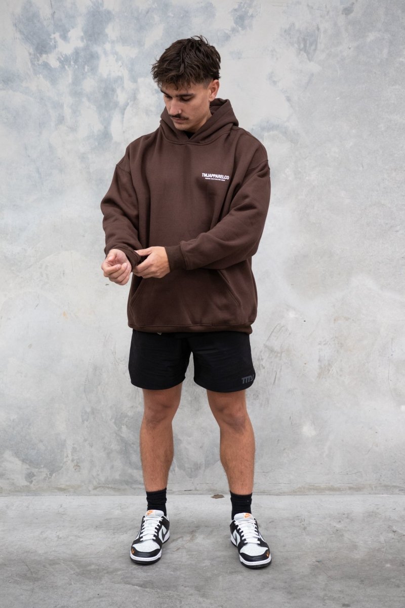 TMJ Apparel - TMJ Apparel Athleticulture Hoodie - XS - Dark Brown