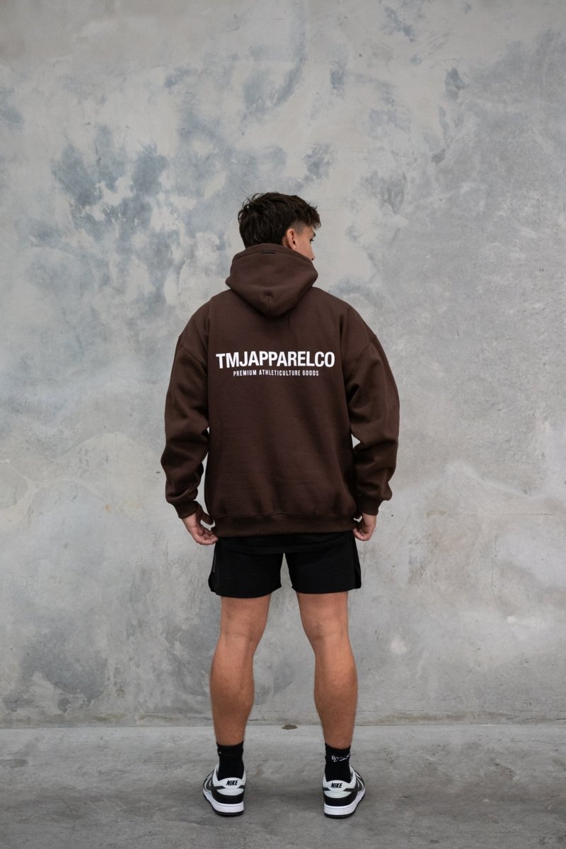 TMJ Apparel - TMJ Apparel Athleticulture Hoodie - XS - Dark Brown