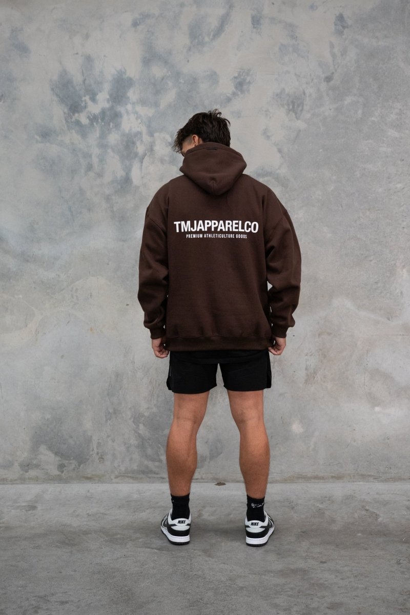 TMJ Apparel - TMJ Apparel Athleticulture Hoodie - XS - Dark Brown