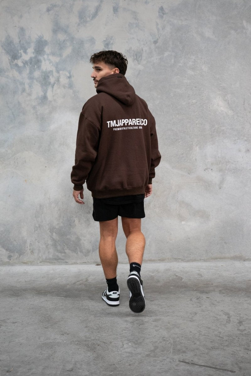 TMJ Apparel - TMJ Apparel Athleticulture Hoodie - XS - Dark Brown