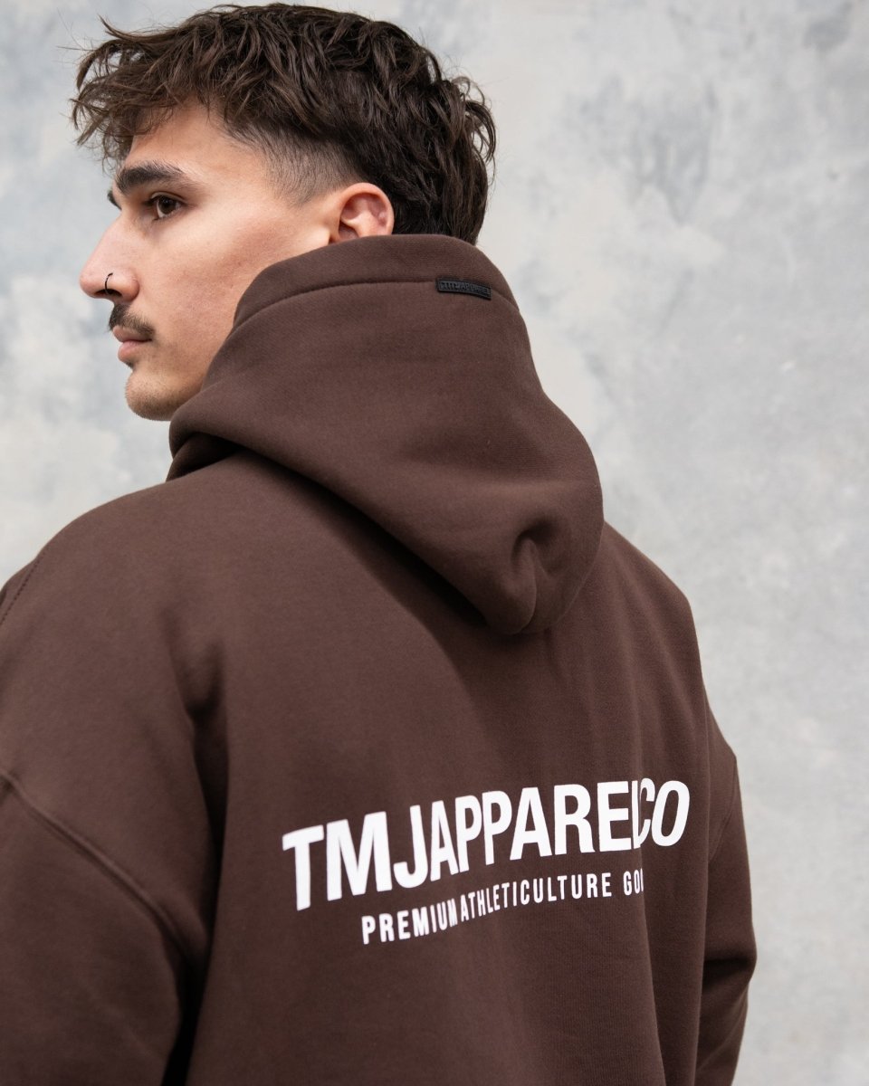 TMJ Apparel - TMJ Apparel Athleticulture Hoodie - XS - Dark Brown
