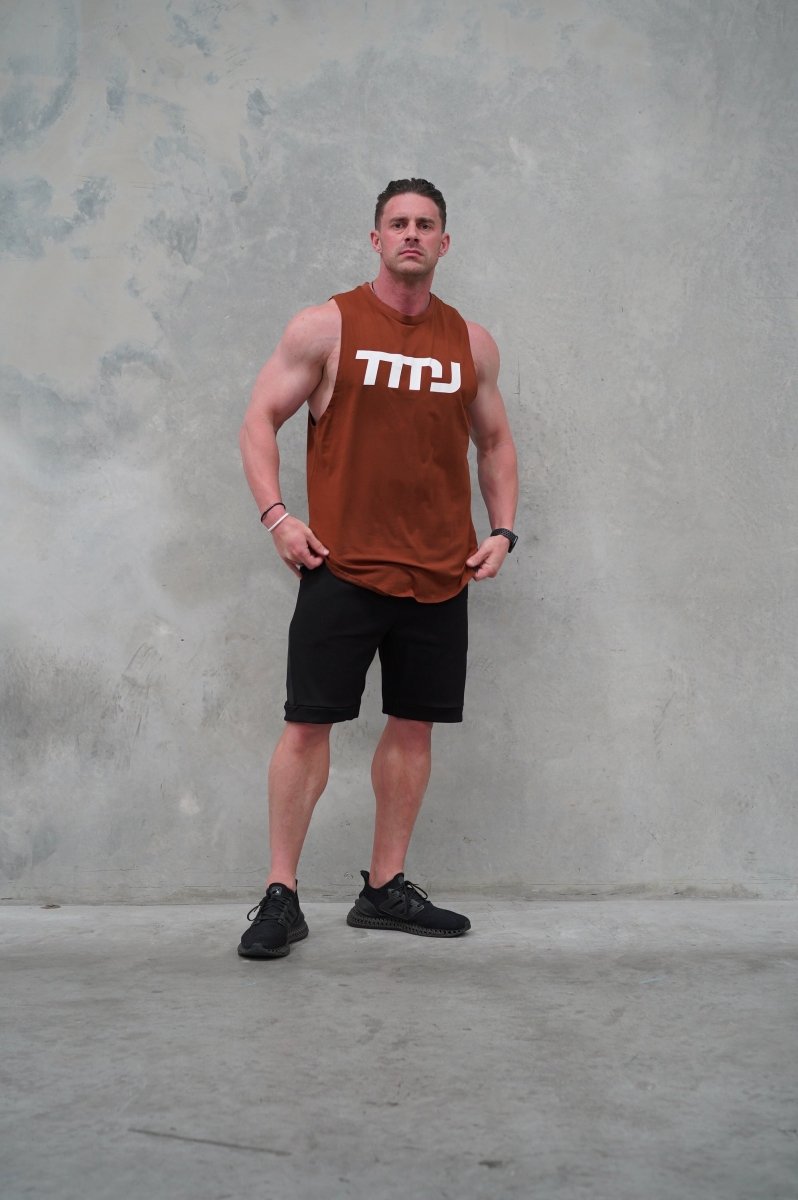 TMJ Apparel - TMJ Apparel CNVX Tank - Rust Brown - Small