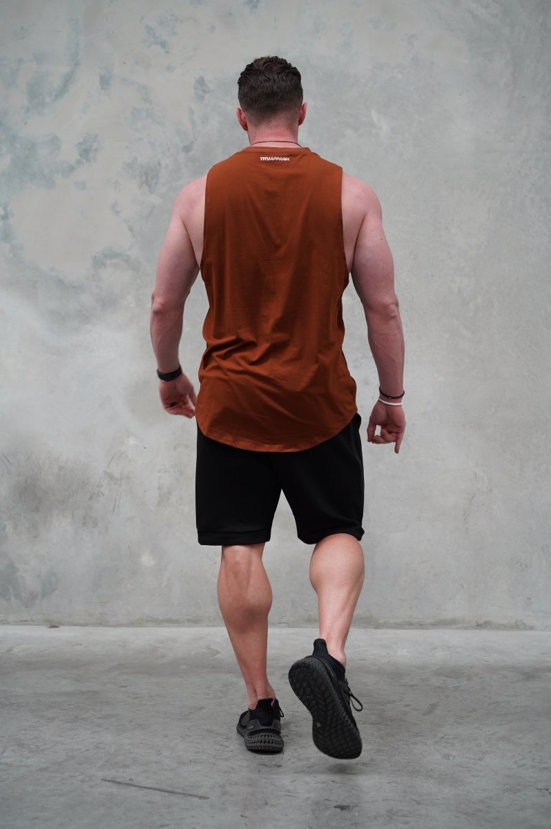 TMJ Apparel - TMJ Apparel CNVX Tank - Rust Brown - Small