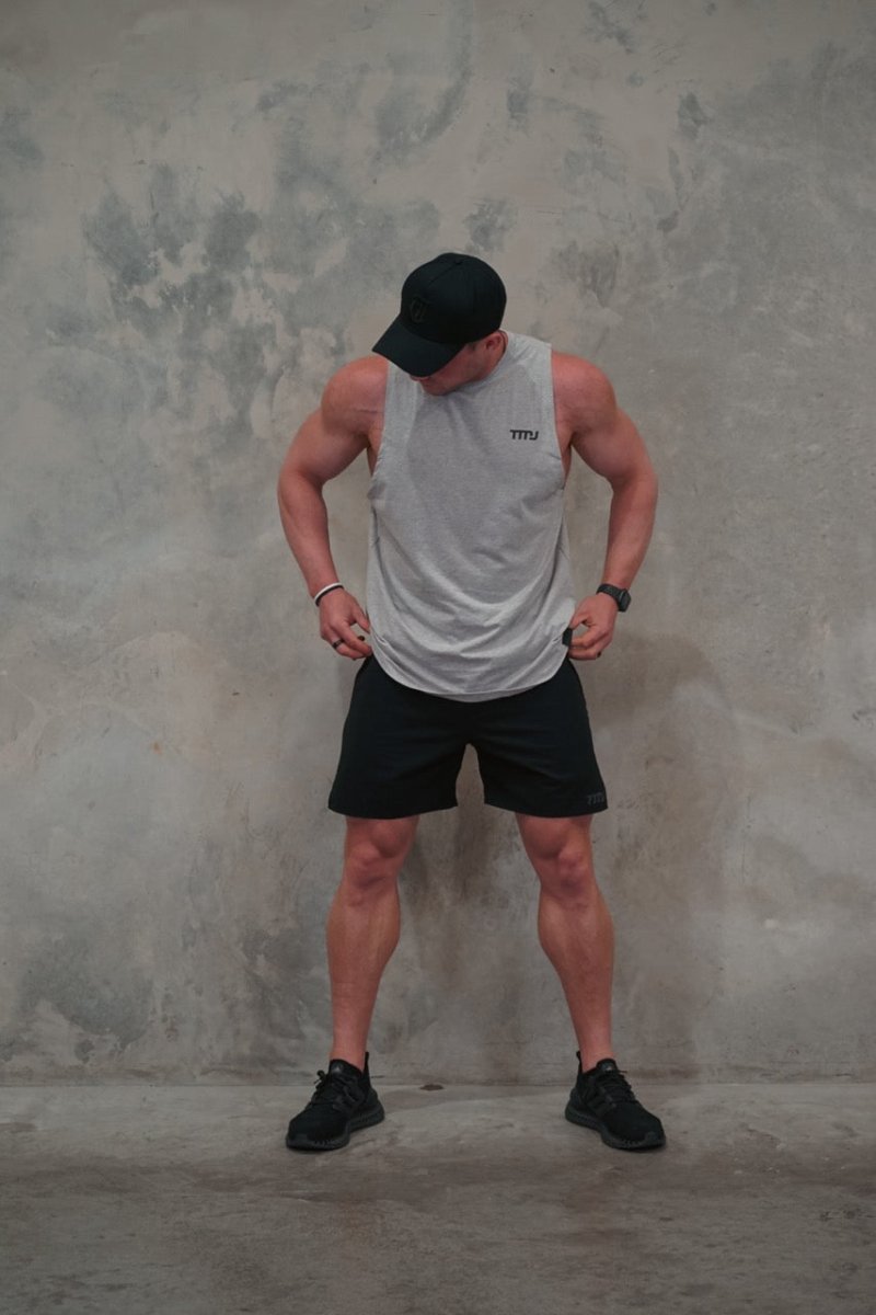 TMJ Apparel - TMJ Apparel CNVX Minimal Muscle Tank - Small - Grey