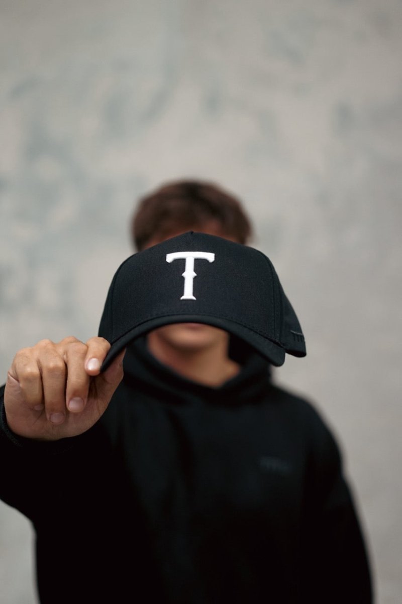 TMJ Apparel - 9PHIFTY "T" A - Frame Snapback Hat - White -