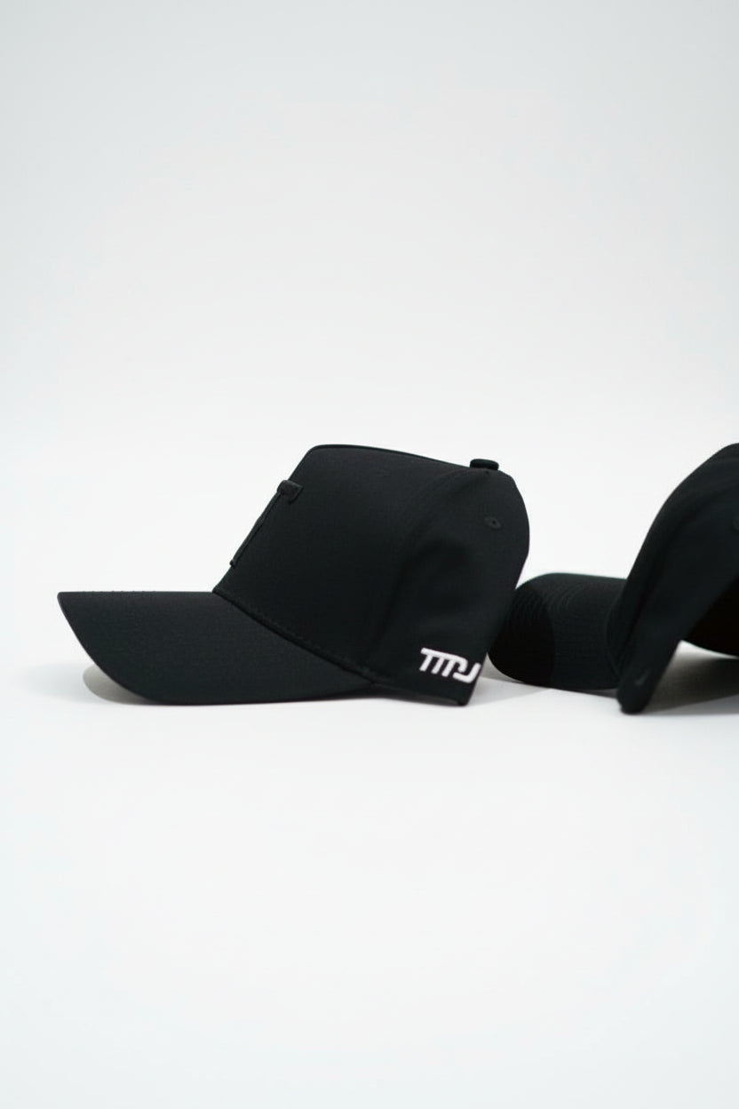 TMJ Apparel - 9PHIFTY "T" A - Frame Snapback Hat - Black -