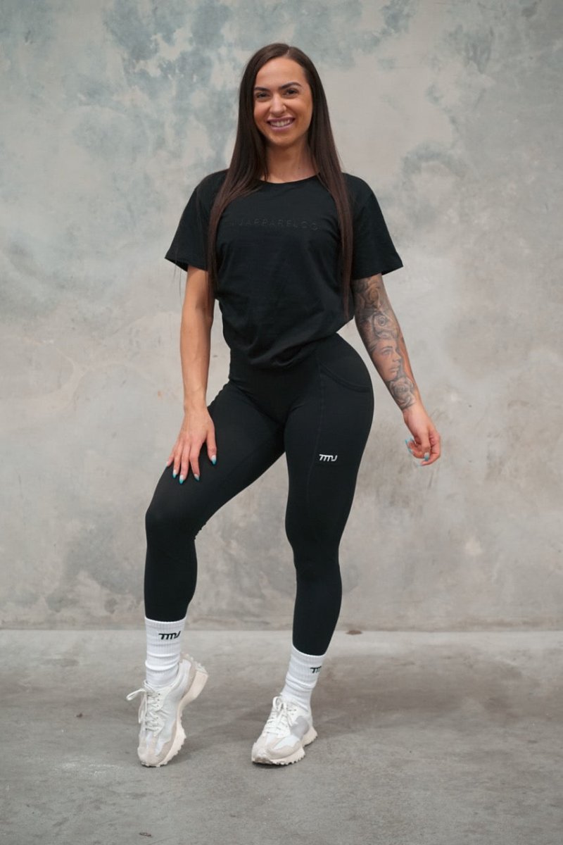 TMJ Apparel - TMJ Apparel Logo Tee - XS - Black