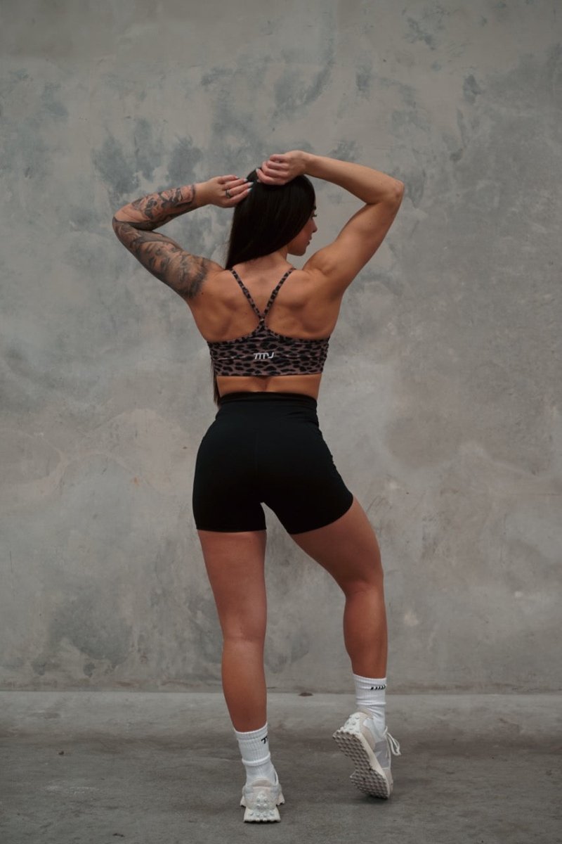 TMJ Apparel - TMJ Apparel Minx Bra - Small - Brown Leopard