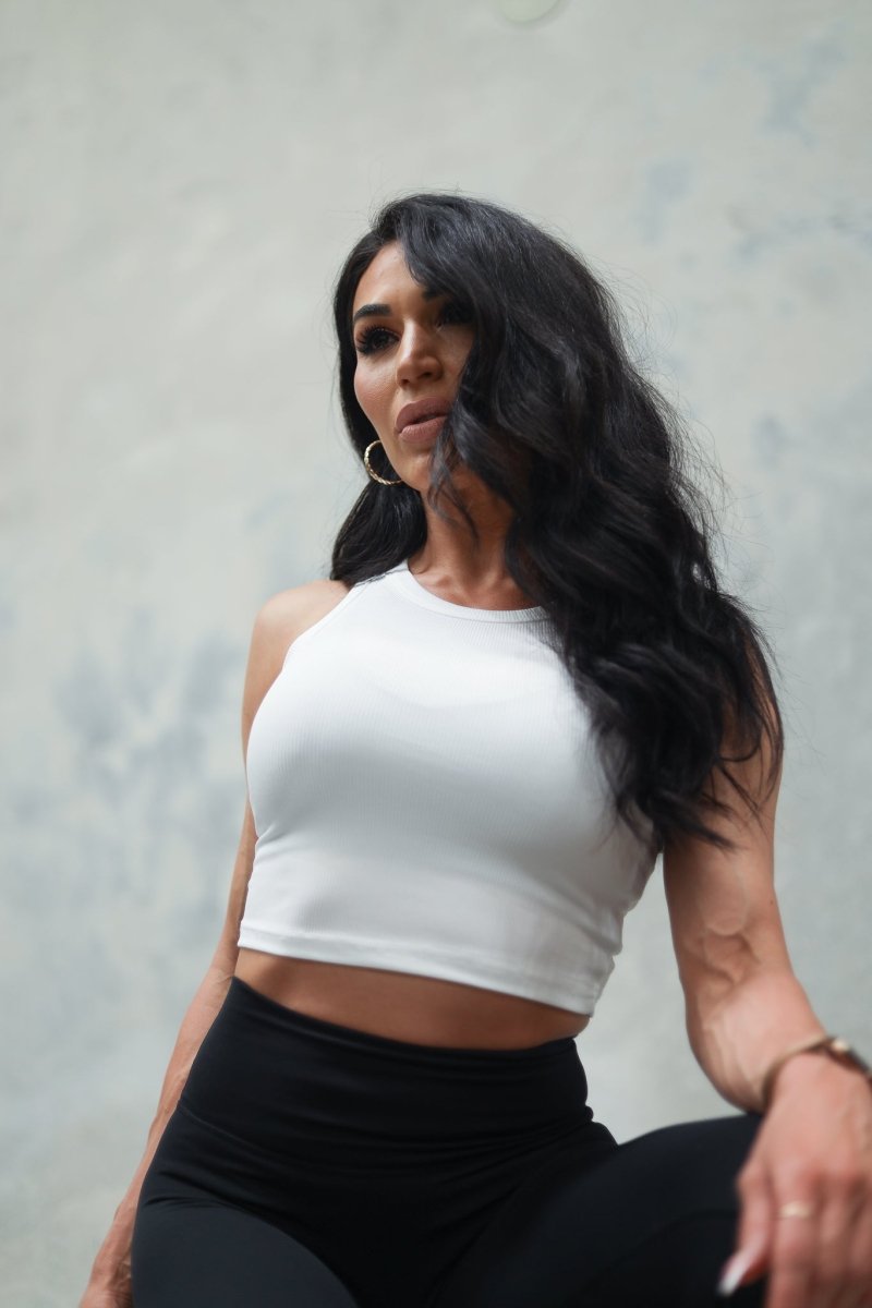 TMJ Apparel - TMJ Apparel Kendall Rib Tank - Small - White