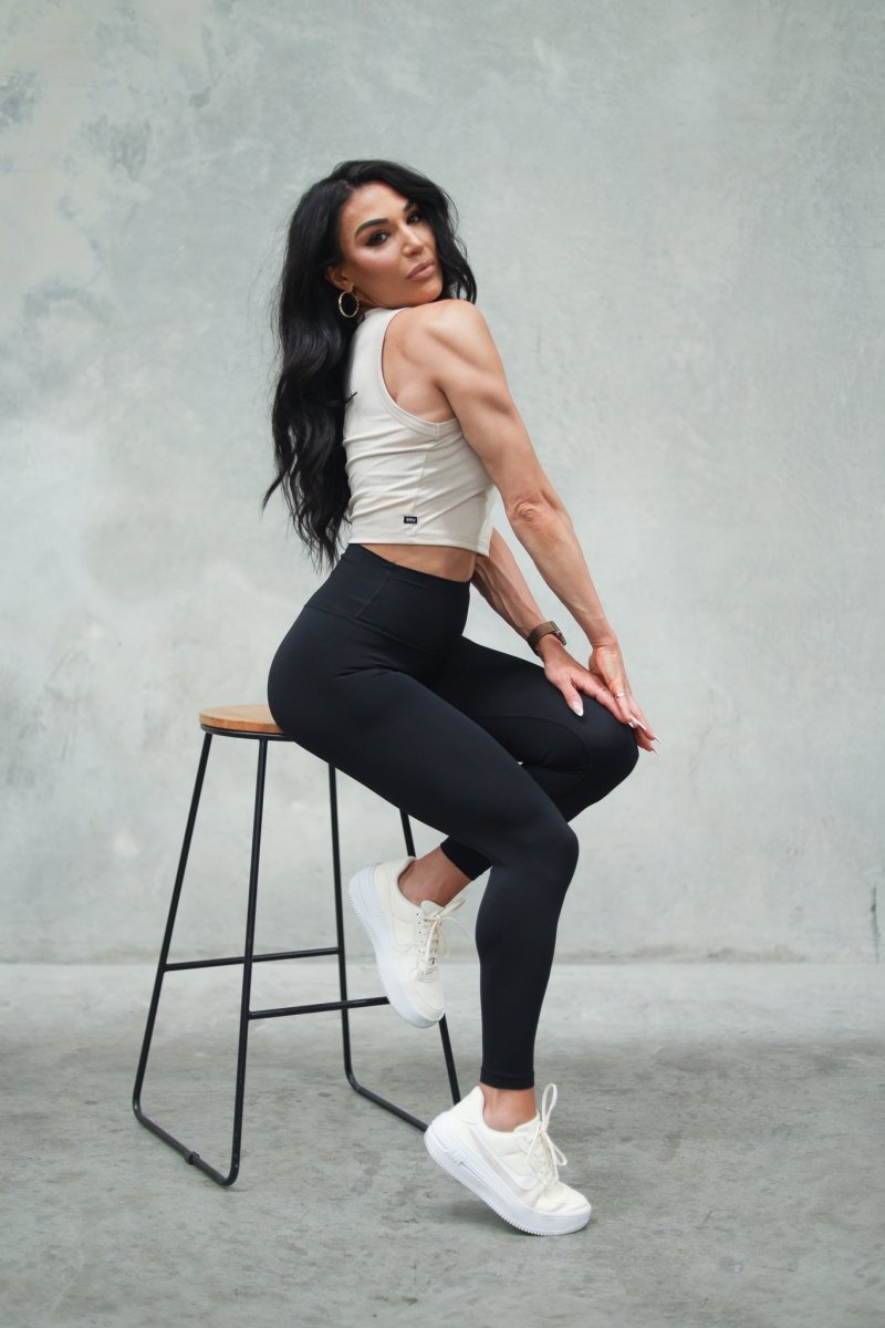 TMJ Apparel - TMJ Apparel Kendall Rib Tank - Small - Black