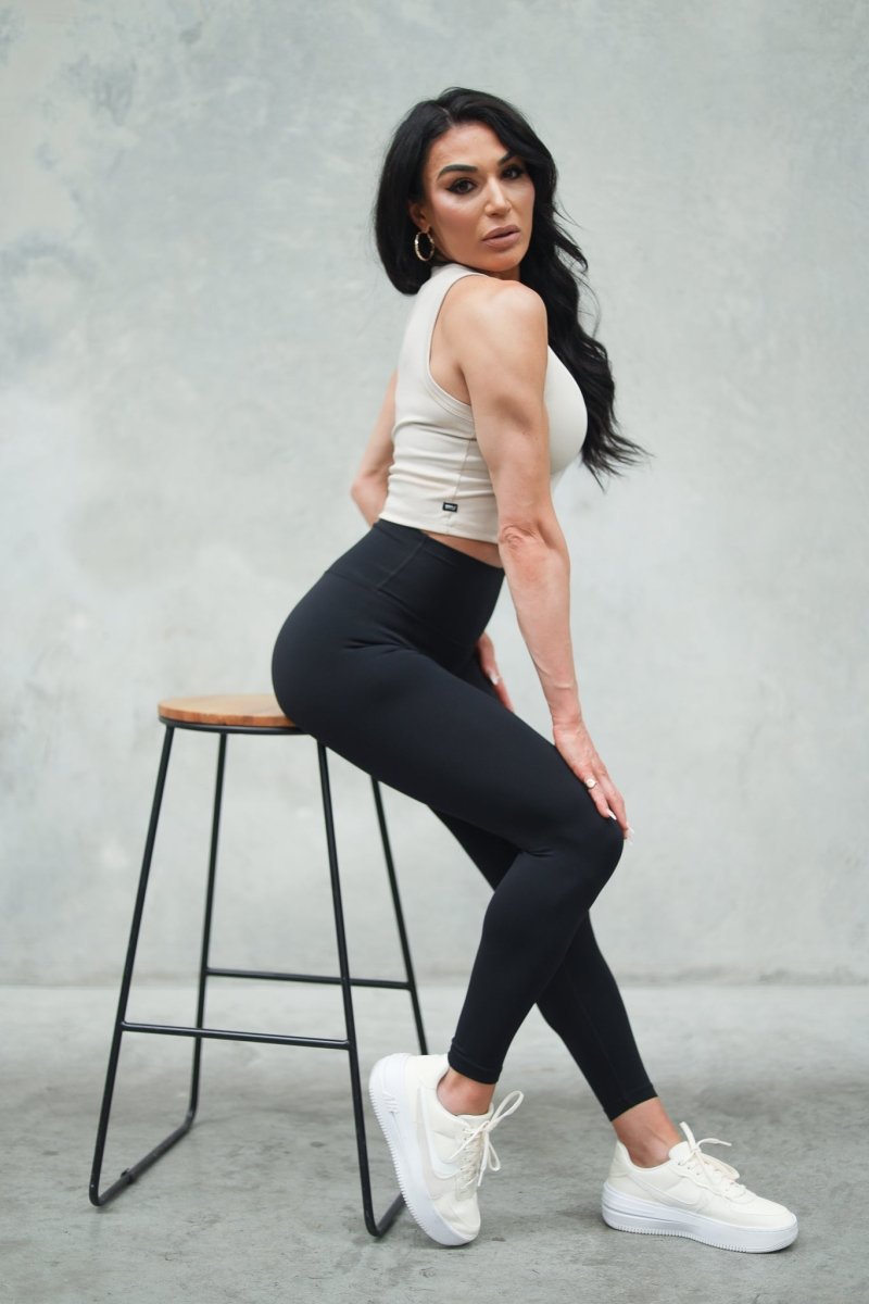 TMJ Apparel - TMJ Apparel Kendall Rib Tank - Small - Black