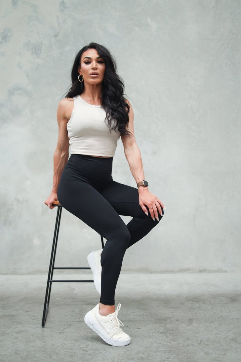 TMJ Apparel - TMJ Apparel Kendall Rib Tank - Small - Beige