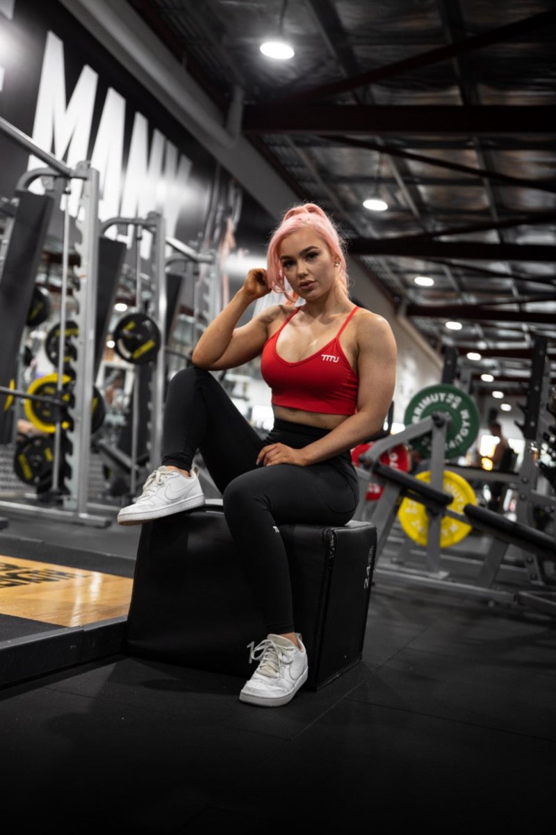 TMJ Apparel - TMJ Apparel Minx Bra - Medium - Red