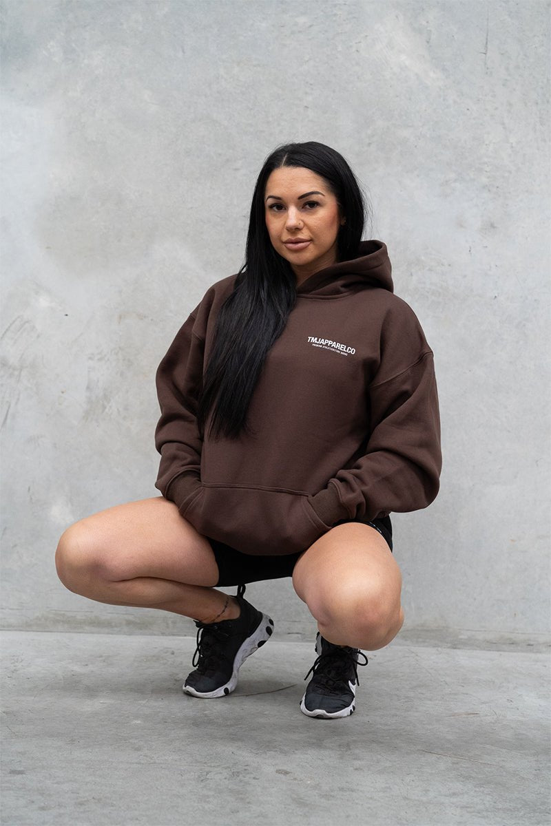 TMJ Apparel - Athleticulture Hoodie - Dark Brown - XS
