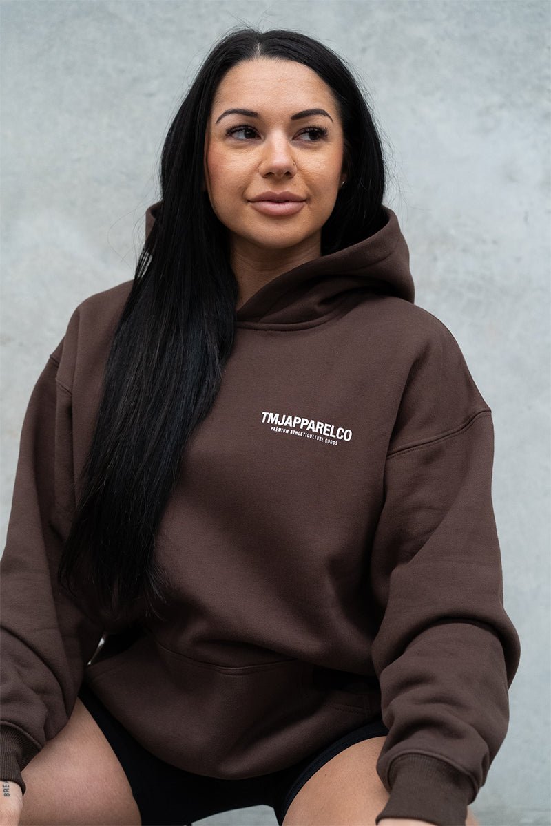 TMJ Apparel - Athleticulture Hoodie - Dark Brown - XS