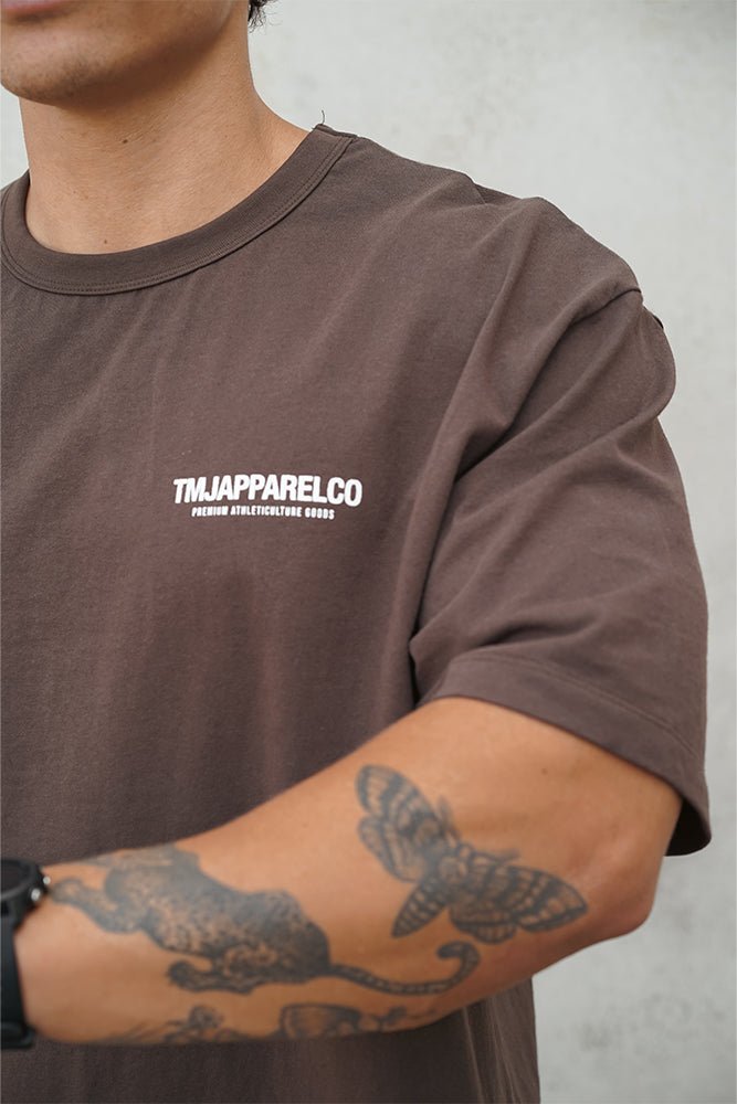 TMJ Apparel - TMJ Apparel 1993 Athleticulture Tee - Small - Dark Brown