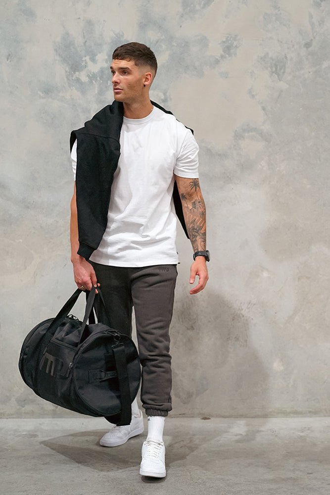 TMJ Apparel - TMJ Apparel Everyday Fleece Cuffed Trackpants - XS - Black