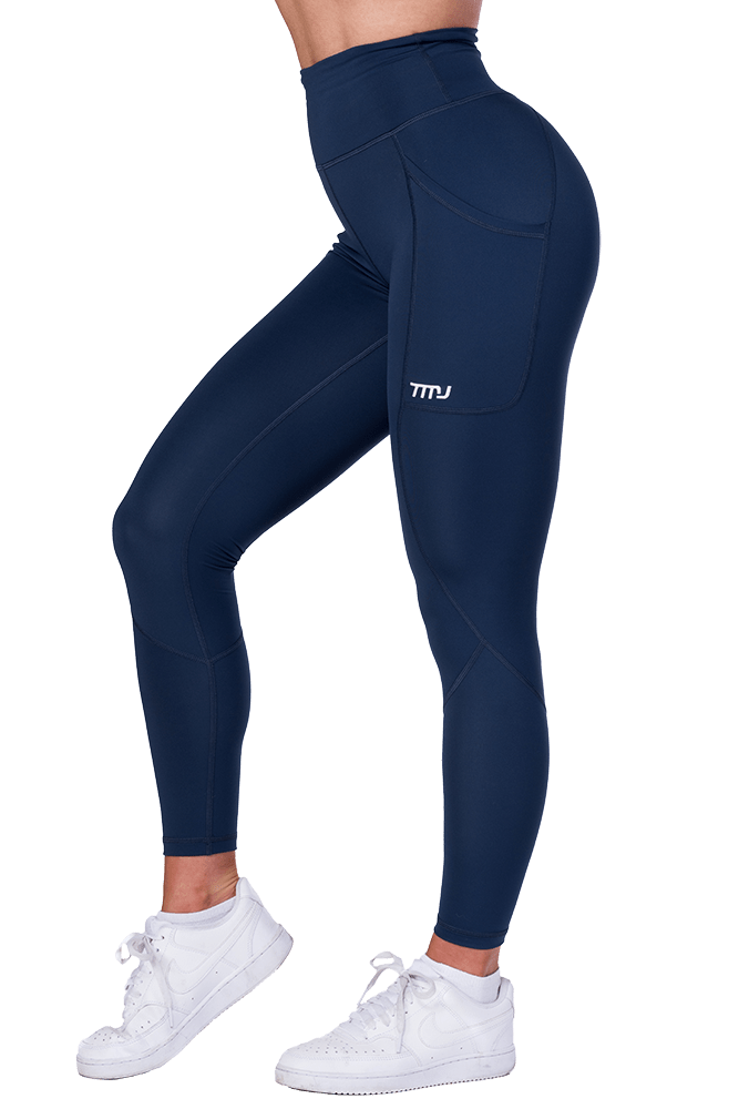 TMJ Apparel - Sculpt Tights V2 - Navy Blue - XS
