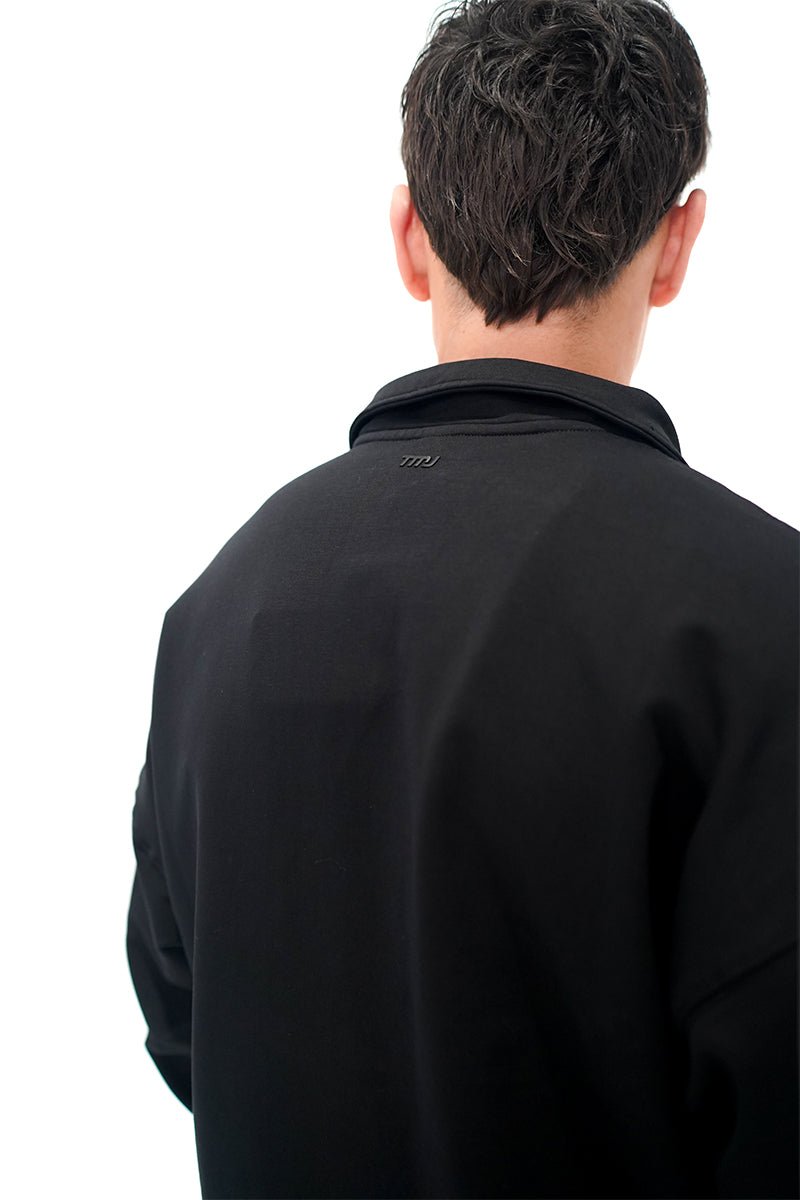 TMJ Apparel - Origin Quarter Zip Jumper - Black - XS