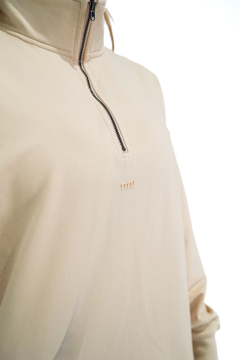 TMJ Apparel - Origin Quarter Zip Jumper - Cream - XS