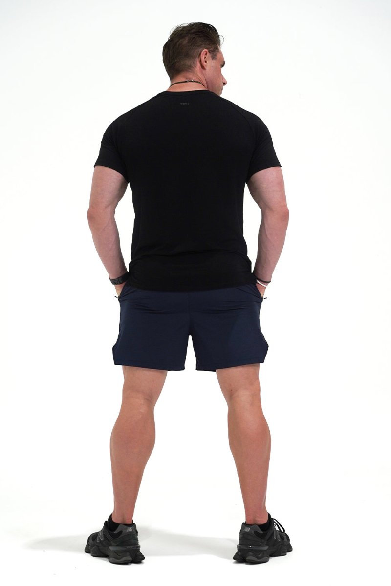 TMJ Apparel - Earn Everything Training Short - Navy - Small