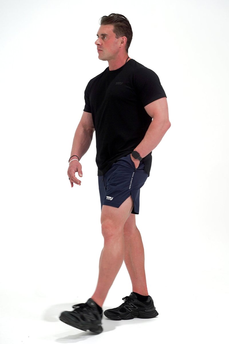 TMJ Apparel - Earn Everything Training Short - Navy - Small