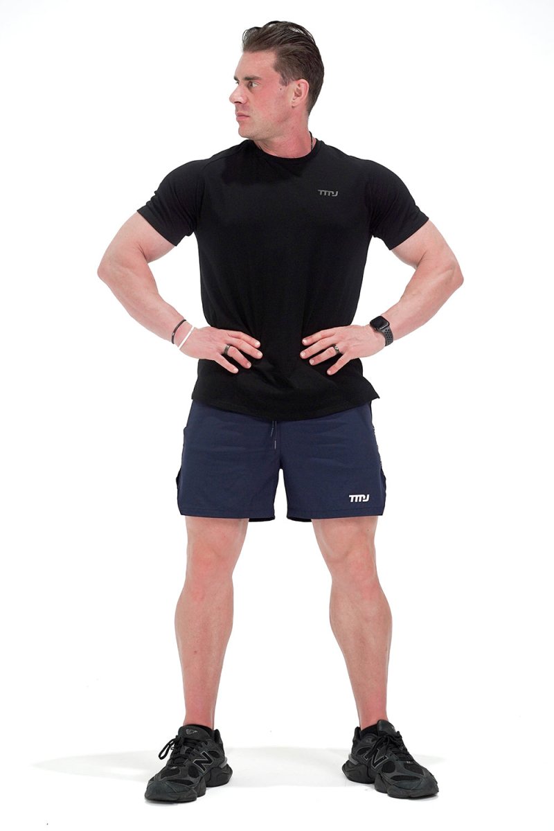 TMJ Apparel - Earn Everything Training Short - Navy - Small