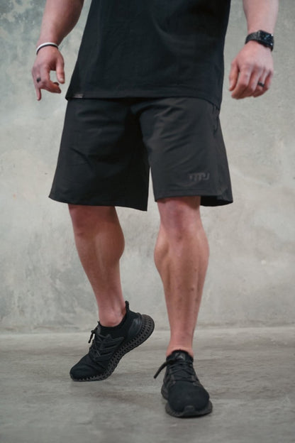 TMJ Apparel - TMJ Apparel Performance Training Shorts - Small - Black/Black