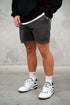 TMJ Apparel - TMJ Apparel Everyday Cut Off Fleece Shorts - Small - Charcoal