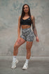 TMJ Apparel - TMJ Apparel Gigi Mid Shorts - XS - White Leopard