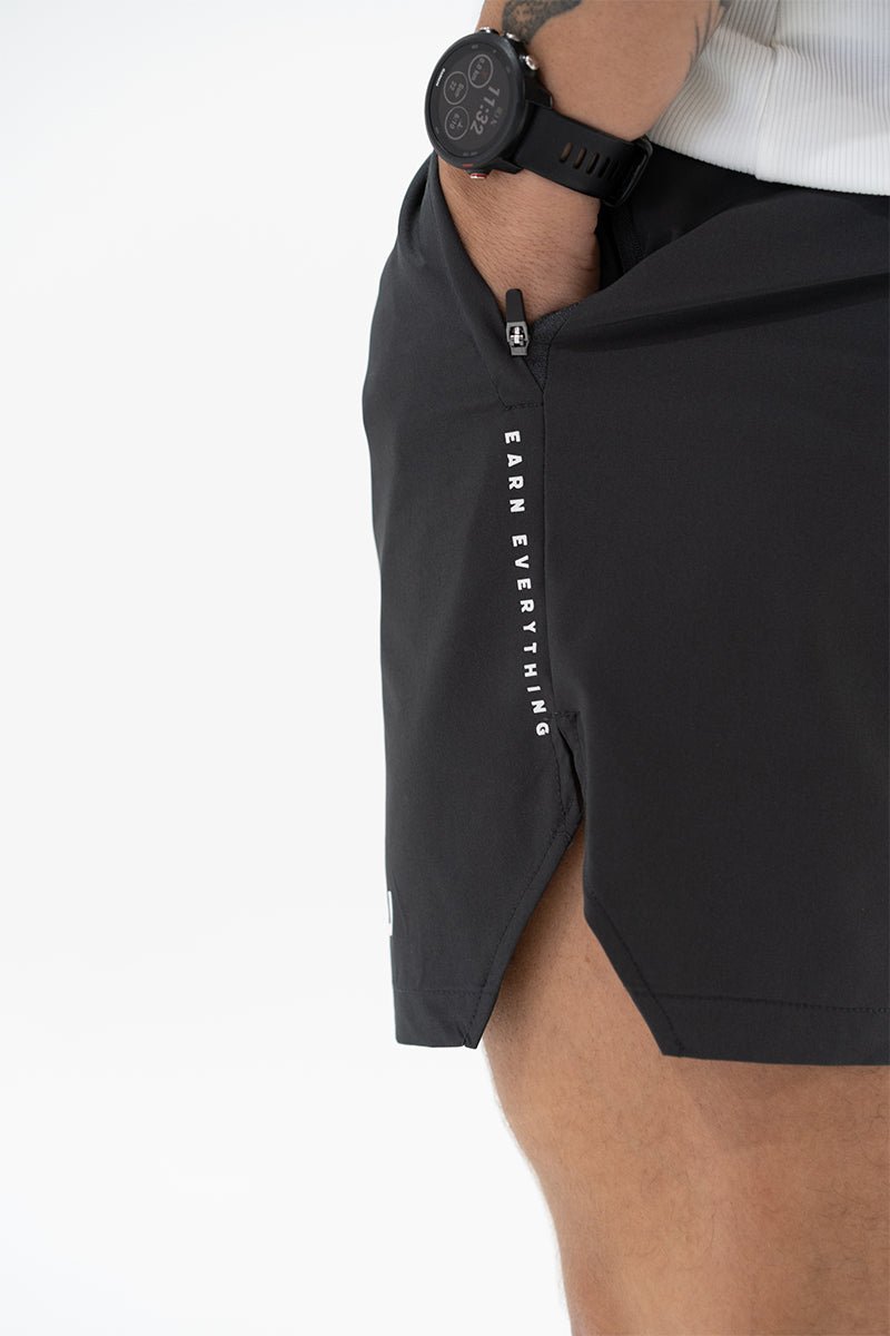 TMJ Apparel - Earn Everything Training Short - Charcoal - Small