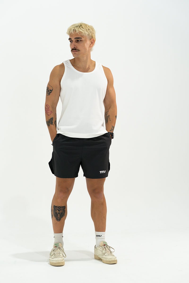 TMJ Apparel - Earn Everything Training Short - Charcoal - Small