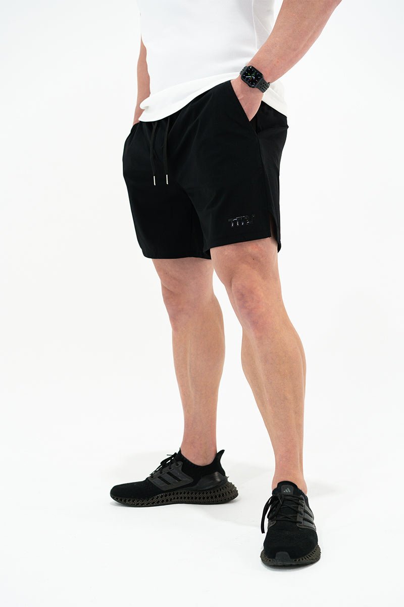 TMJ Apparel - Hybrid Running Short - Black - Small