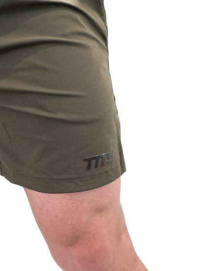 TMJ Apparel - Hybrid Workout Short - Olive - Small