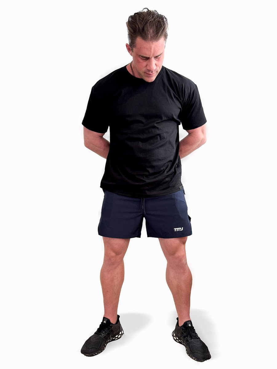 TMJ Apparel - Earn Everything Training Short - Navy - Small
