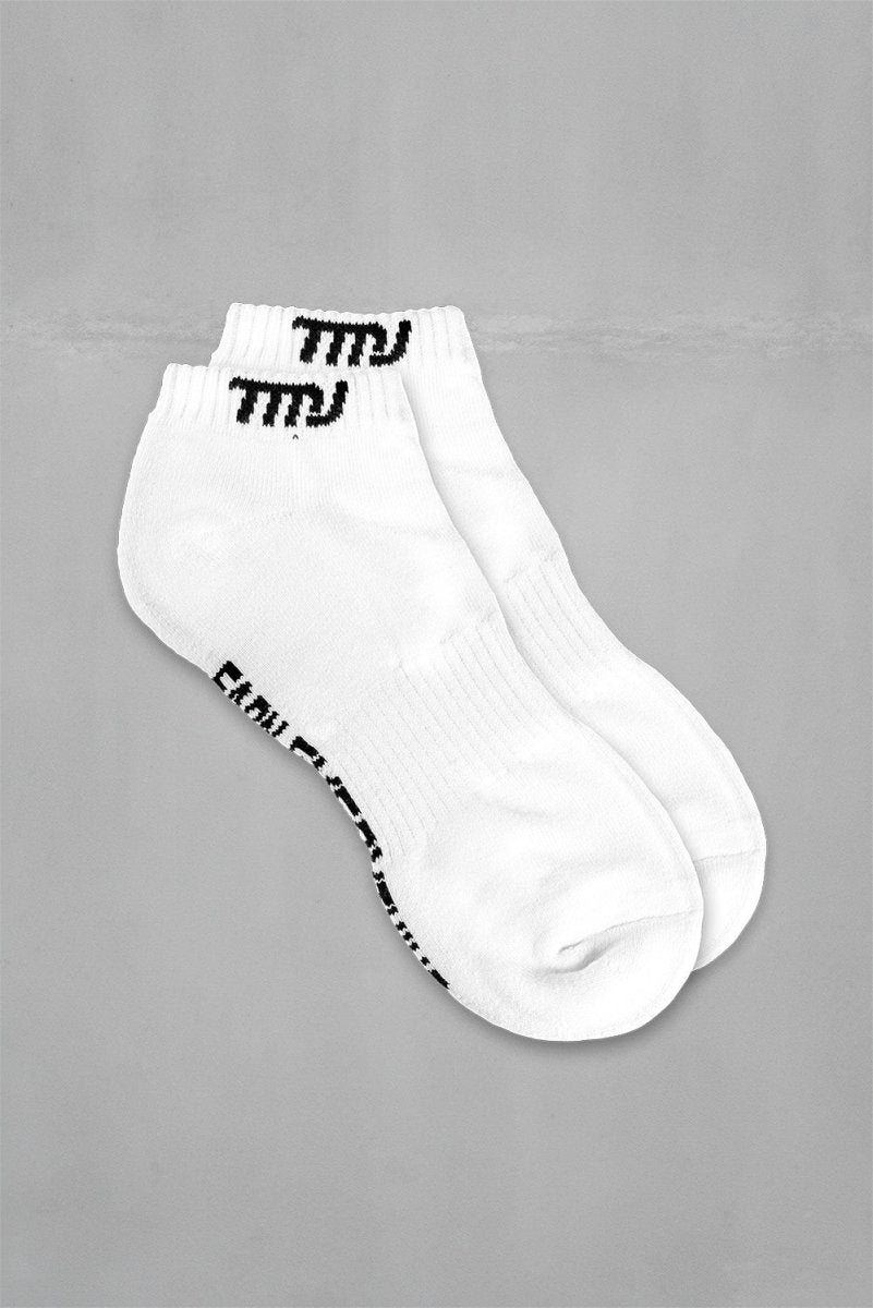 TMJ Apparel - Ankle Socks - US 6 - 9 - White