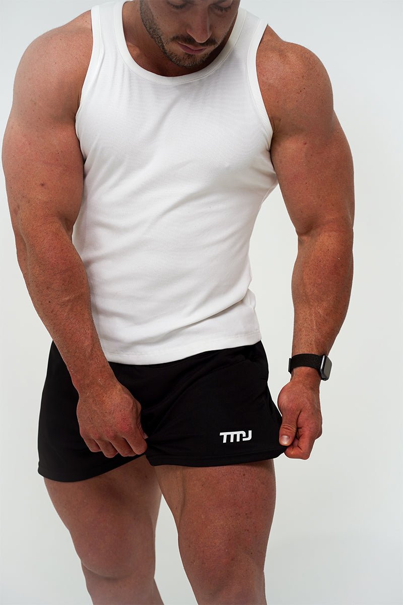 TMJ Apparel - Footy Shorts - Black - Small