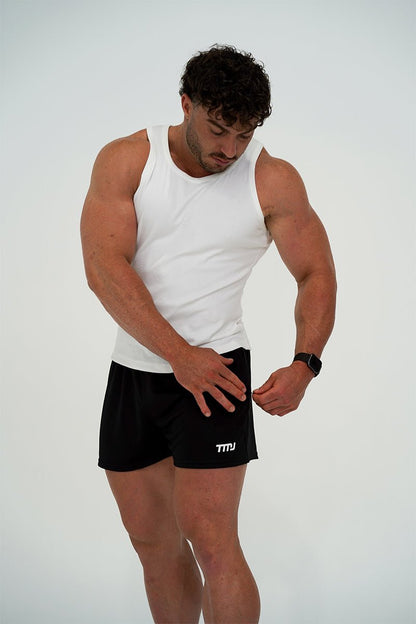 TMJ Apparel - Footy Shorts - Black - Small