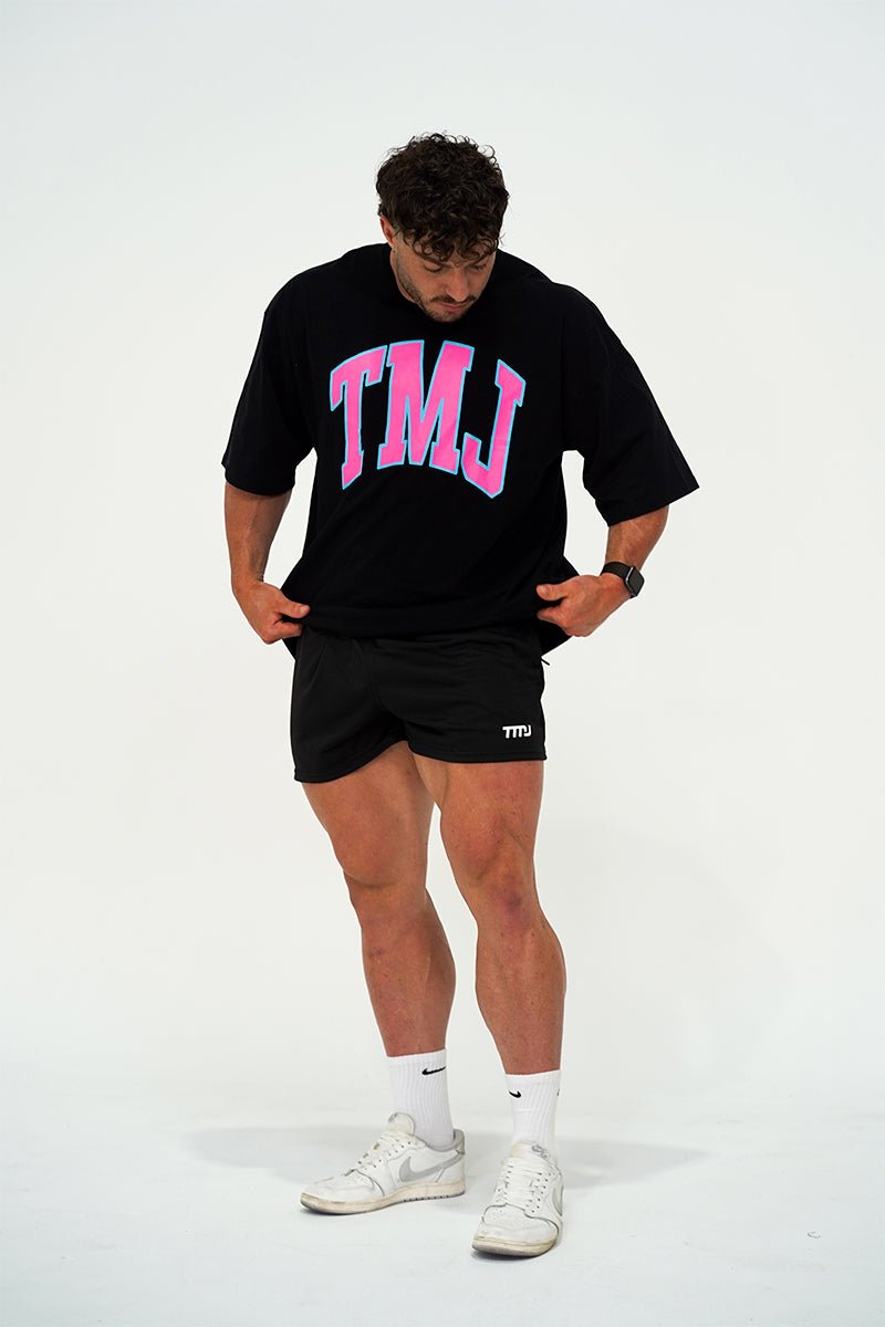 TMJ Apparel - Footy Shorts - Black - Small