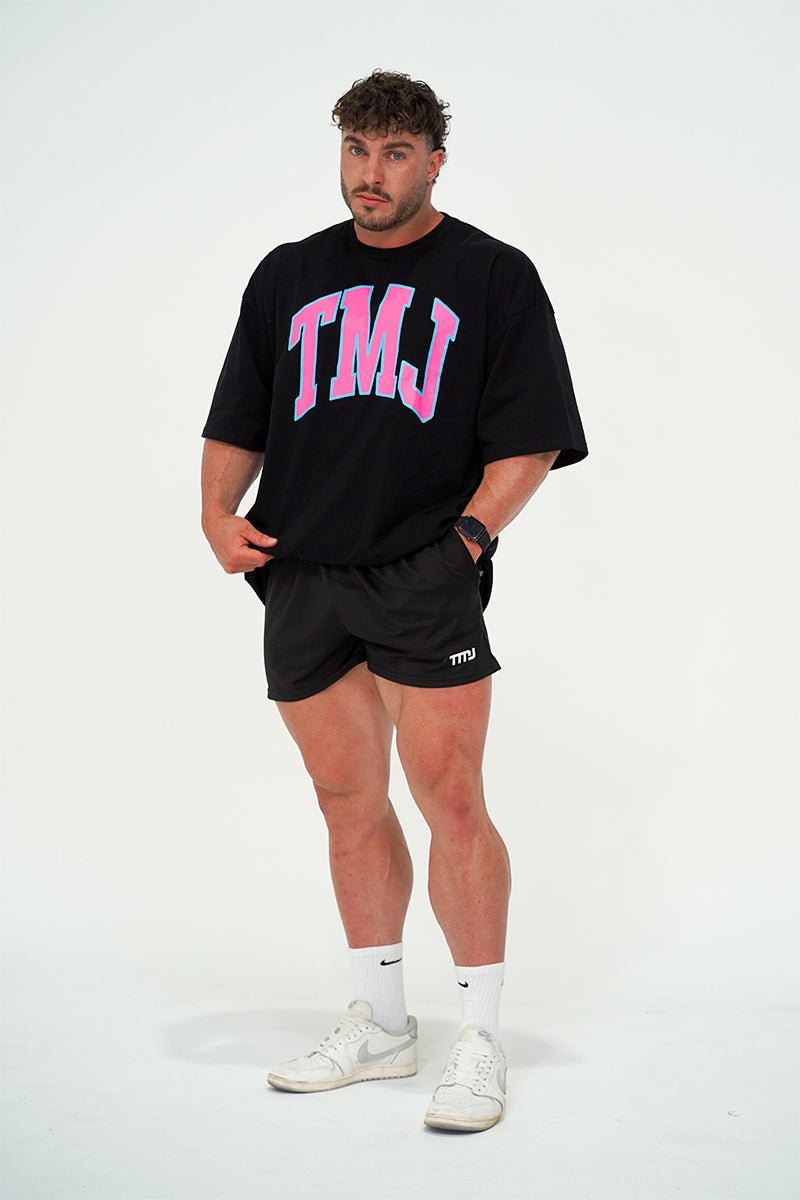 TMJ Apparel - Footy Shorts - Black - Small