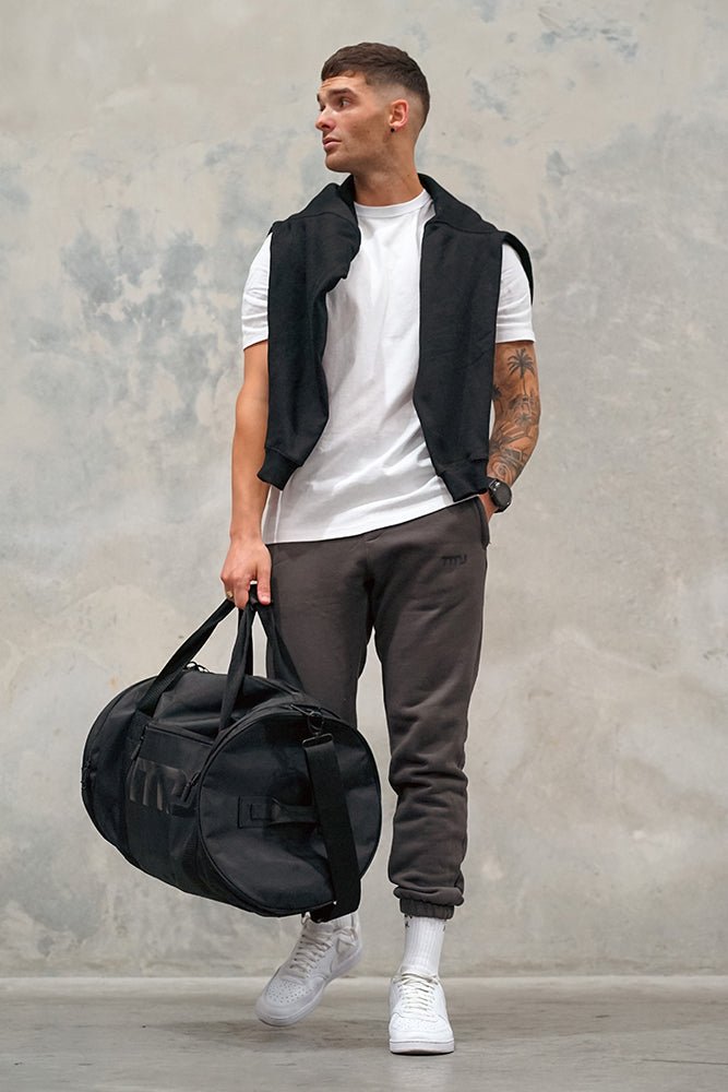 TMJ Apparel - TMJ Apparel Everyday Fleece Cuffed Trackpants - XS - Black
