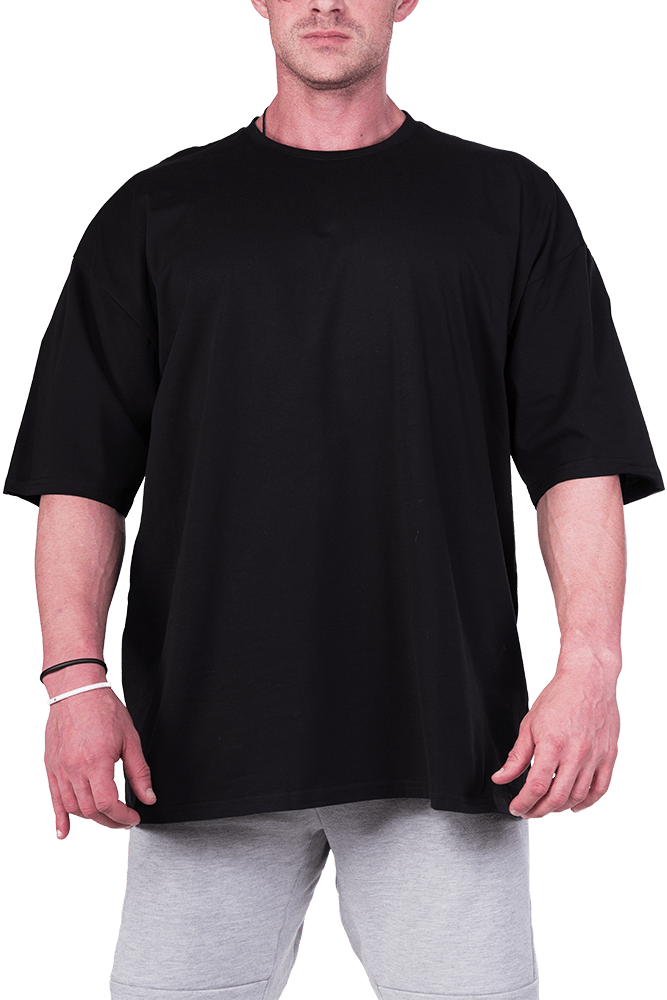 TMJ Apparel - TMJ Your Way Oversized Warm - Up Tee (Blank) - Black - S/M