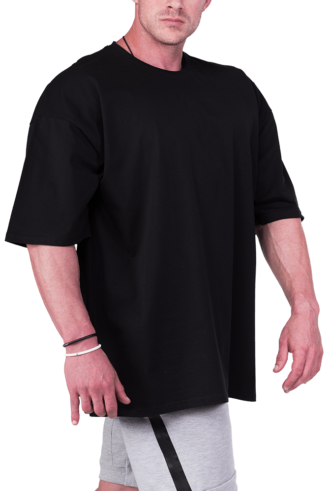 TMJ Apparel - TMJ Your Way Oversized Warm - Up Tee (Blank) - Black - S/M