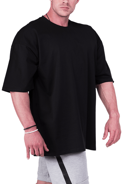 TMJ Apparel - TMJ Your Way Oversized Warm - Up Tee (Blank) - Black - S/M